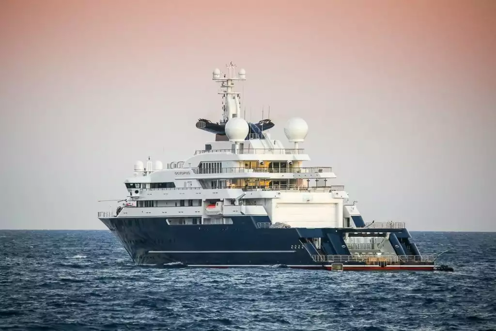 yacht Octopus – 126,2m – Lurssen - propriétaire Roger Samuelsson