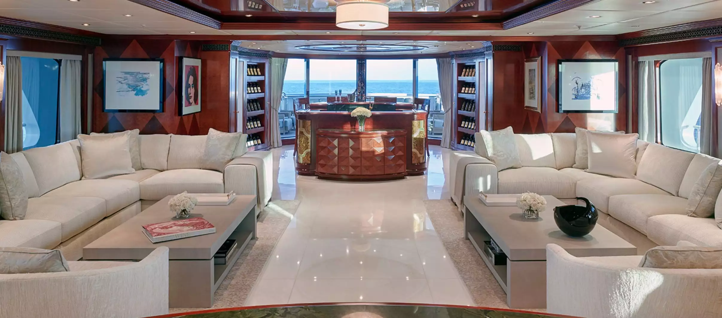 Trinity Yacht IRON BLONDE interior