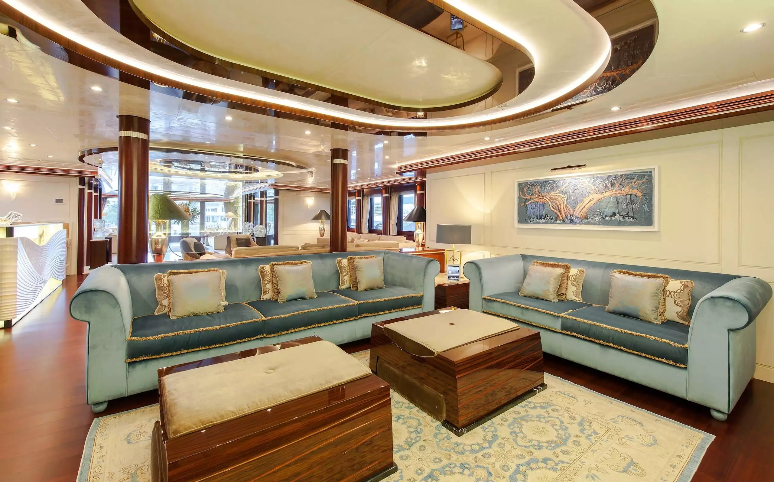interni dello yacht Quattroelle