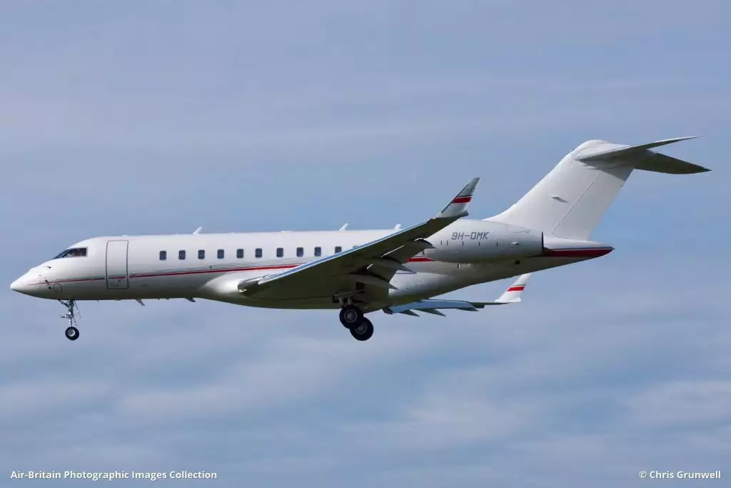 9H-OMK Bombardier Global 5000 9H-OMK Bombardier Global 5000