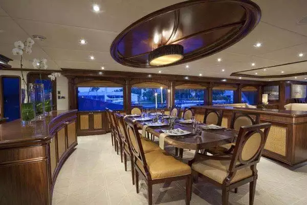 Trinity yacht Wheels interior