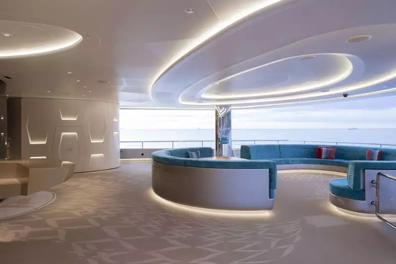 intérieur de yacht Aviva
