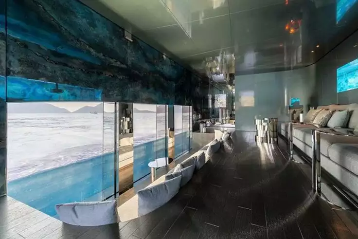 yacht Savannah salon sous-marin intérieur