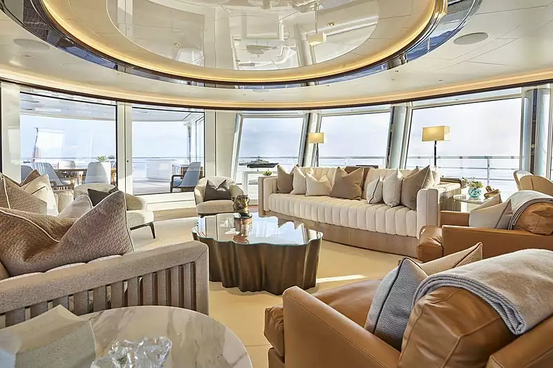 Innenraum der Yacht Excellence