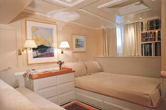 yacht Rebecca interior