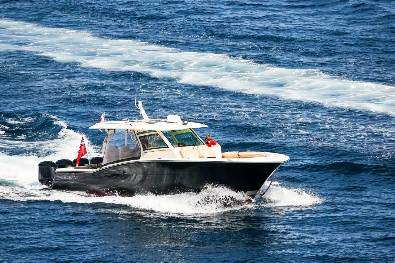 Alfa Fish – Scout 420 LXF (Beiboot für Alfa Nero) – 12,8 m – Scout