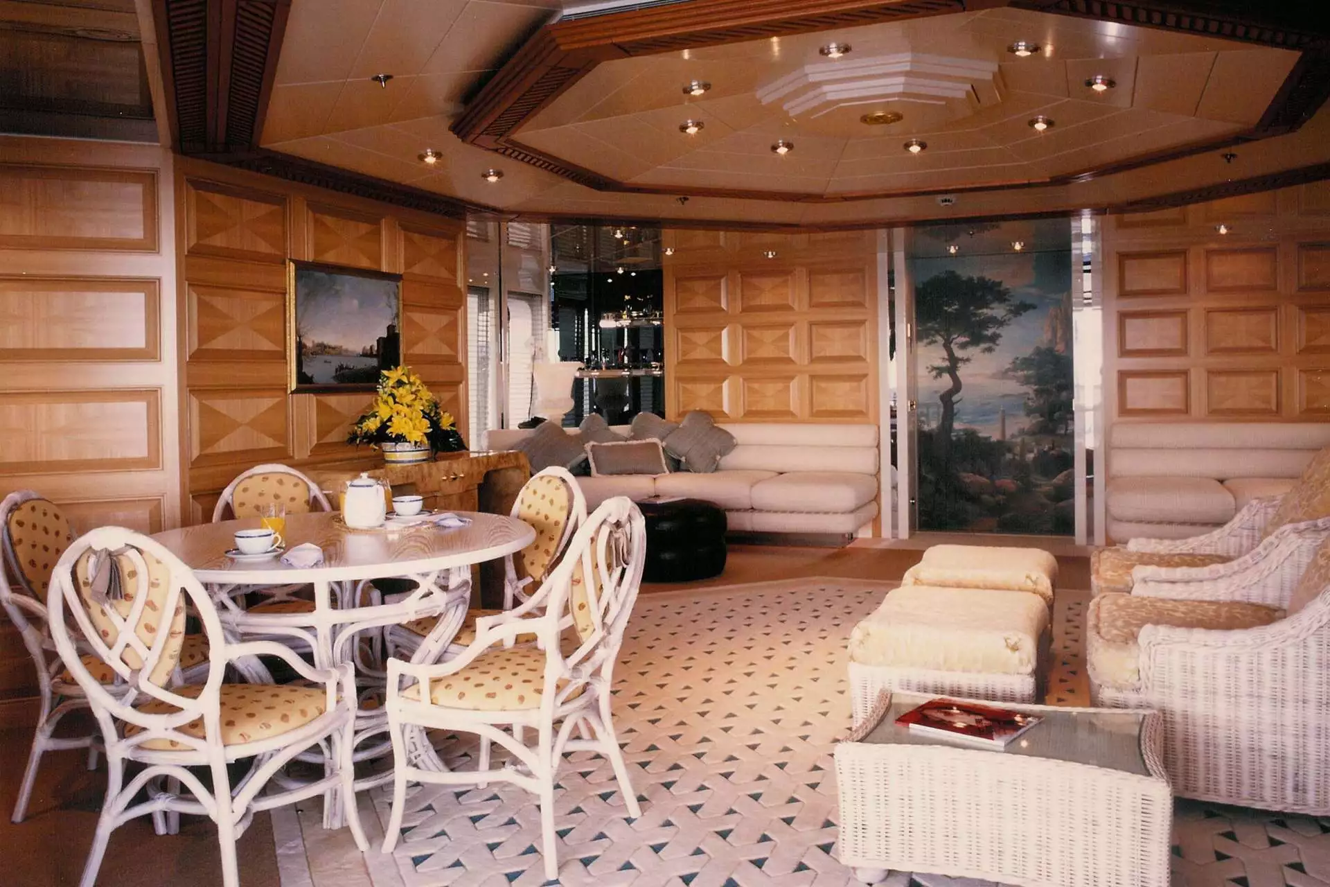 Design degli interni dell'yacht Donald Starkey