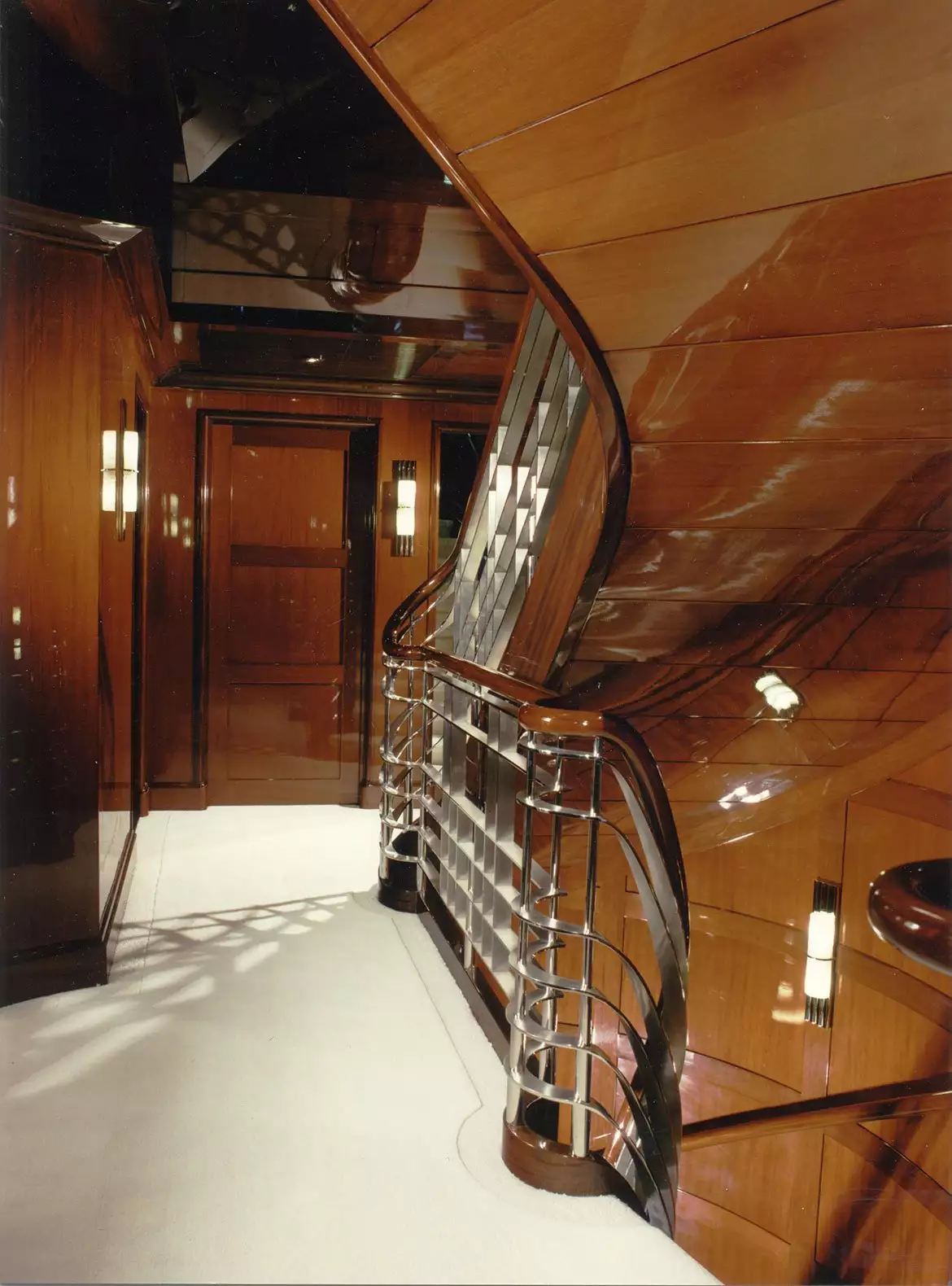 intérieur sans limites pour yacht