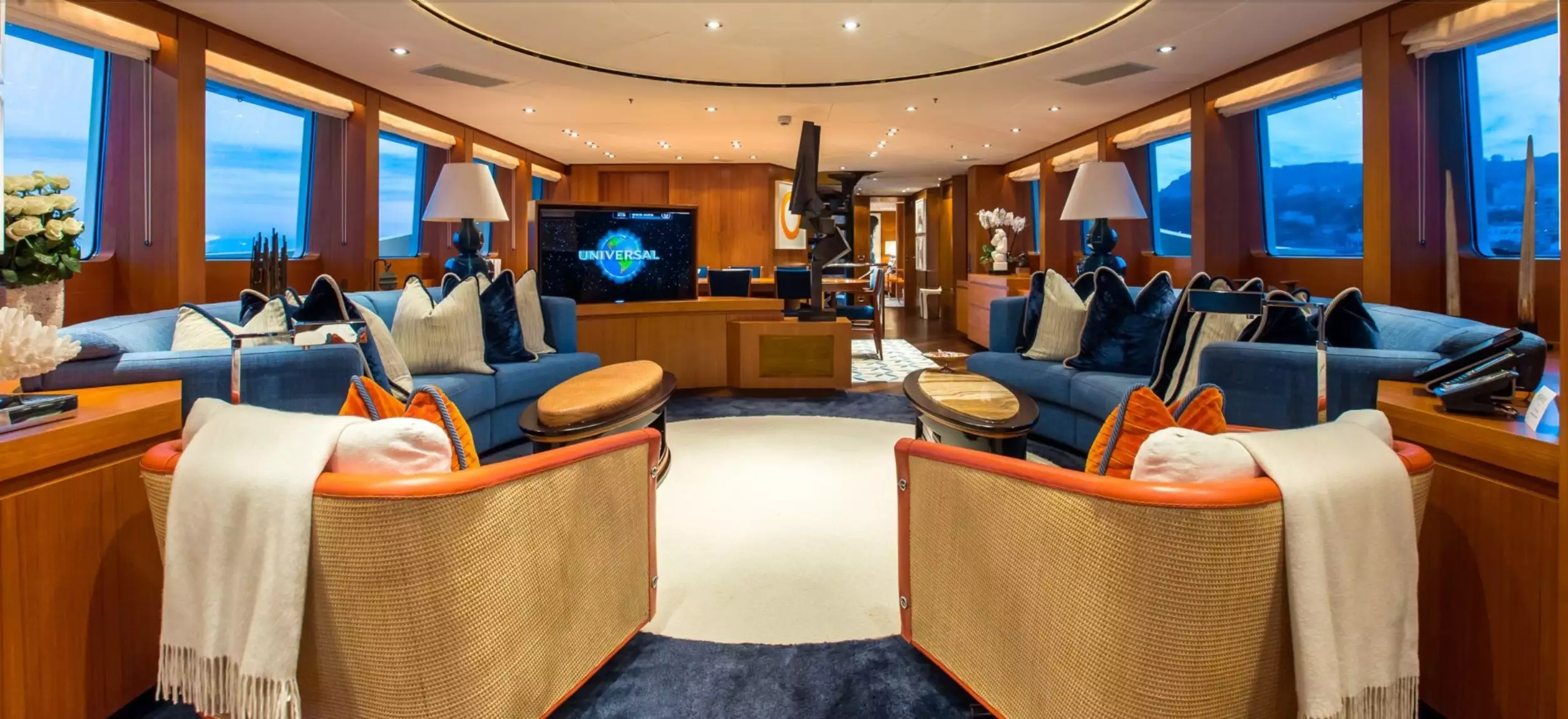 intérieur du yacht SARON