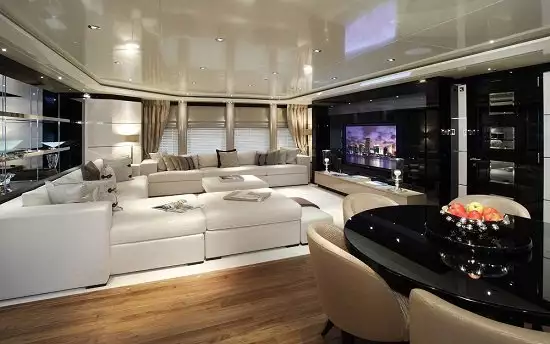 interno dell'yacht Talisman C