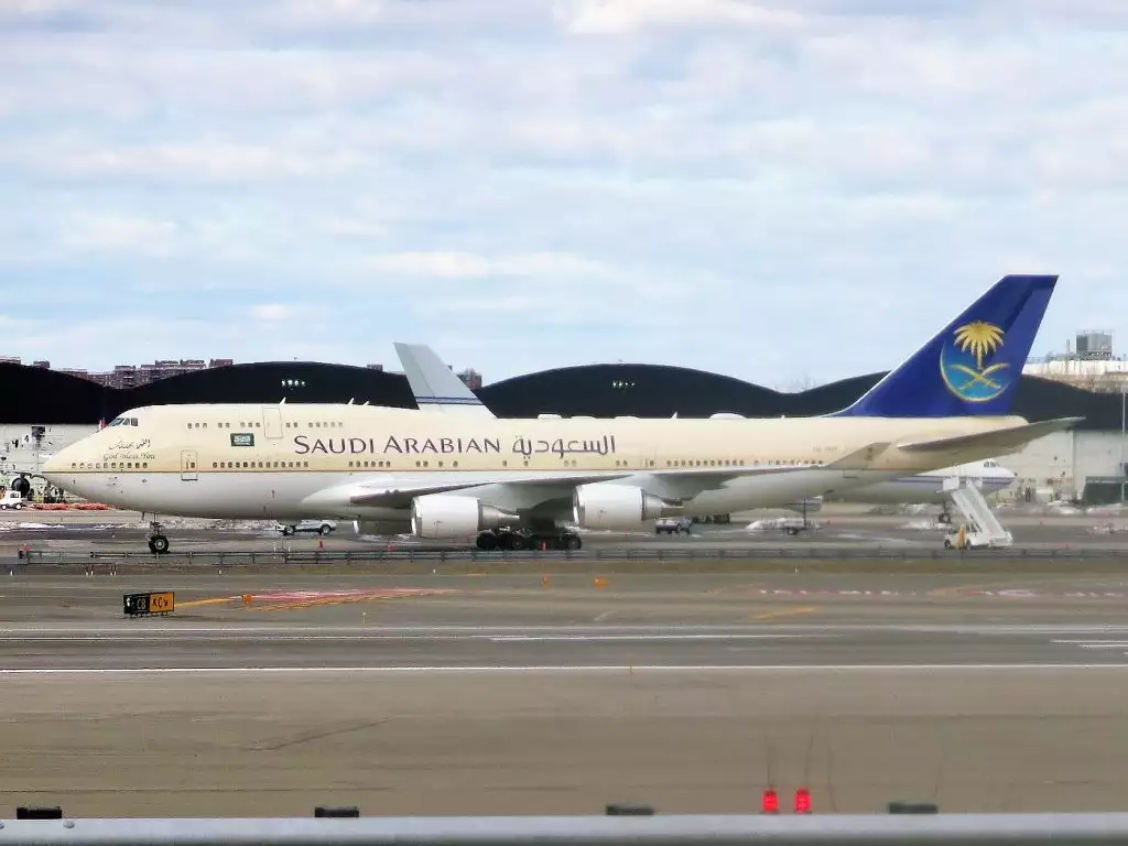 HZ-HM1 Boeing 747 BBJ Prens Muhammed bin Salman