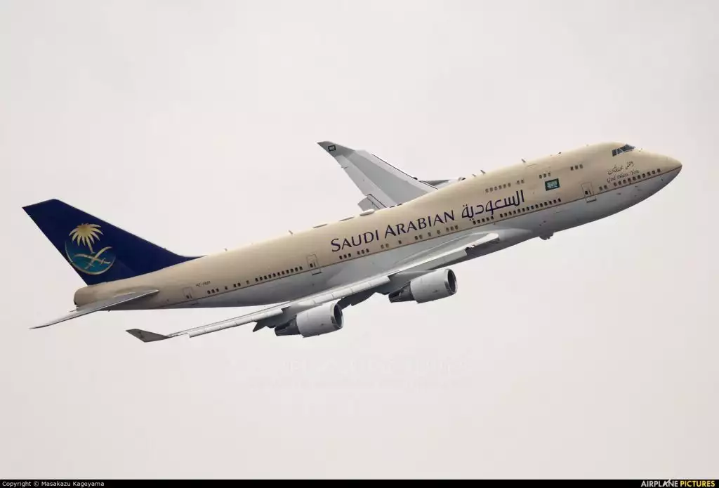 HZ-HM1 Boeing 747 BBJ Prins Mohammed bin Salman