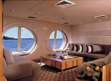interno dell'yacht Antipodean