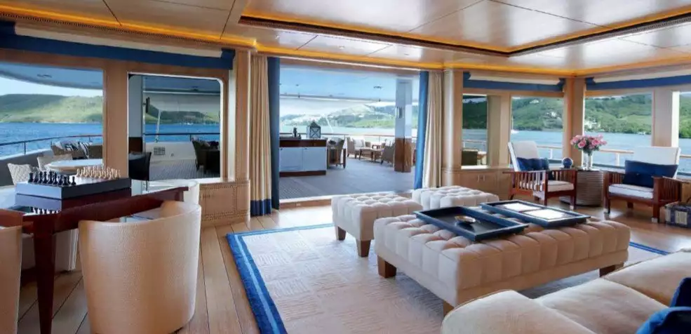 yacht Ebony Shine interior 