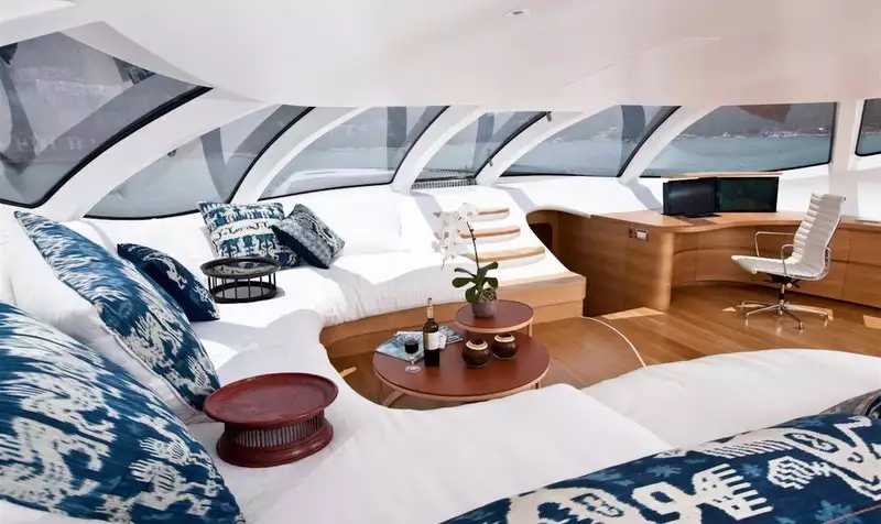 intérieur de yacht Adastra 