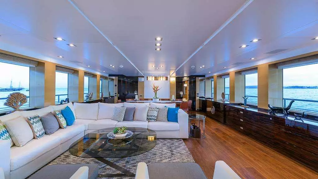 yacht Africa interior