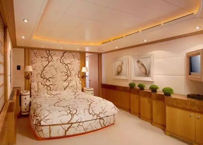 interno dell'yacht Alexandra