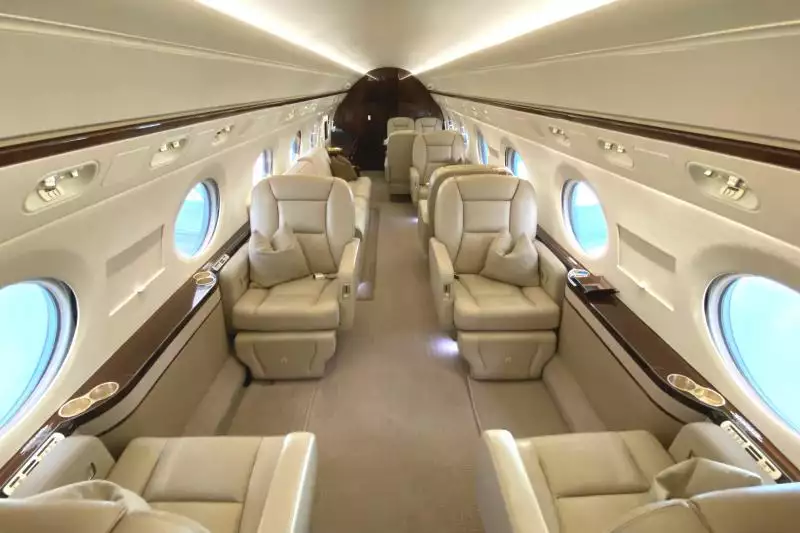 Interior del Gulfstream G550
