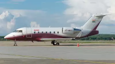 كنداير تشالنجر 604 VT-NGS غوتان سينغانيا هي طائرة خاصة