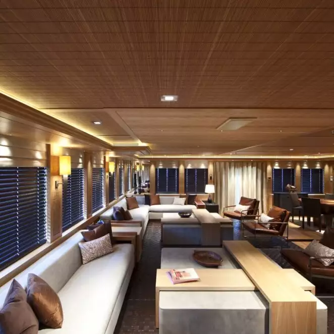 yacht Naia interior