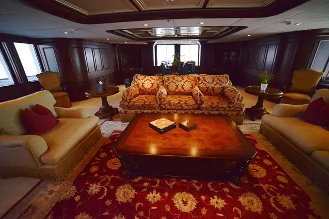 interno nomade dell'yacht 