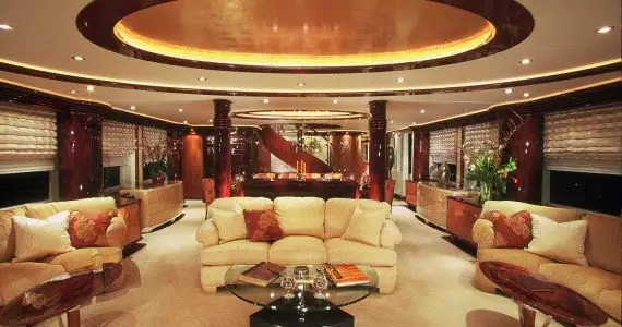 interni dello yacht Gran Finale 