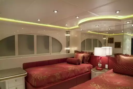 Innenraum der Yacht „Norwegian Queen“.