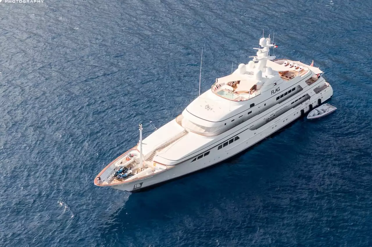FLAG Yacht • Feadship • 2000 • Valeur $45M • Propriétaire Tommy Hilfiger