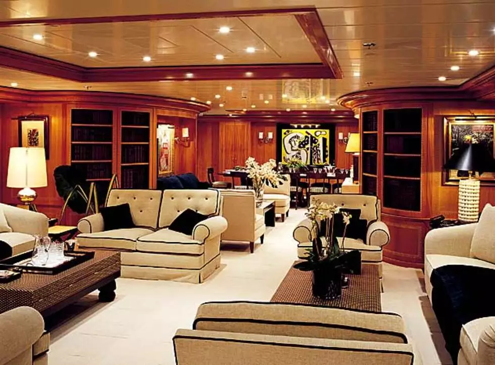 interno dell'yacht Zenobia