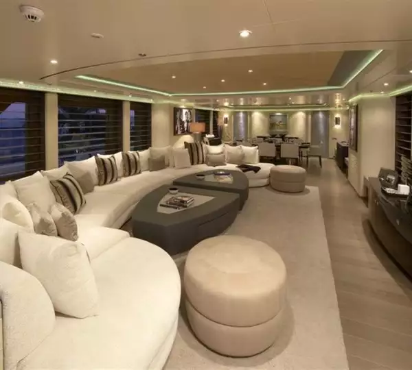 Interni dello yacht Feadship TANUSHA