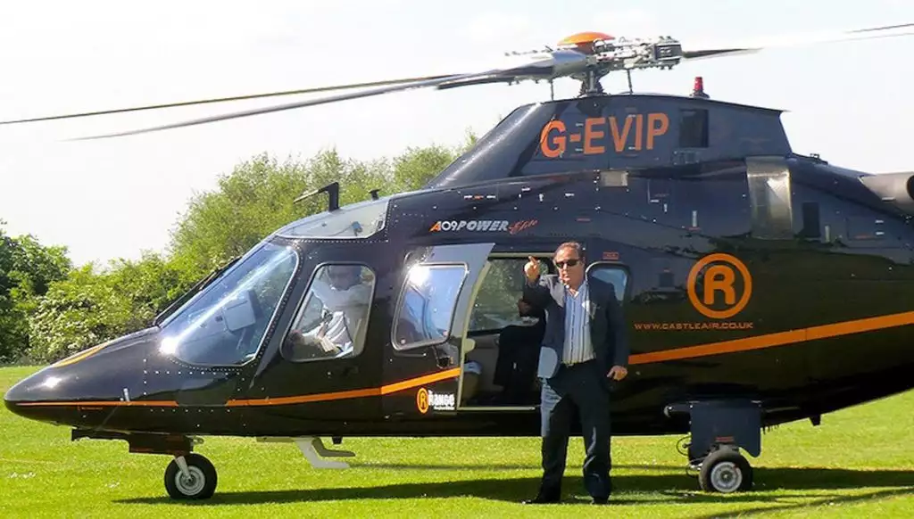 G-EVIP helicopter THe Range Chris Dawson