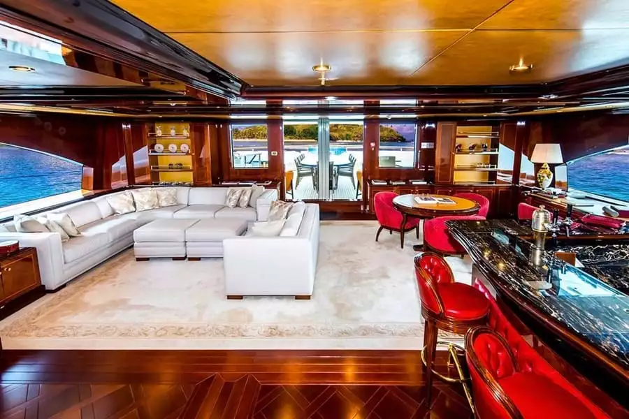 Intérieur du yacht Benetti AUSTRALIE 