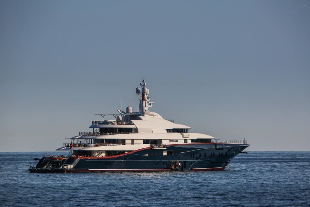 NIRVANA jacht • Oceanco • 2012 • Waarde $120M • Eigenaar Vladimir Potanin