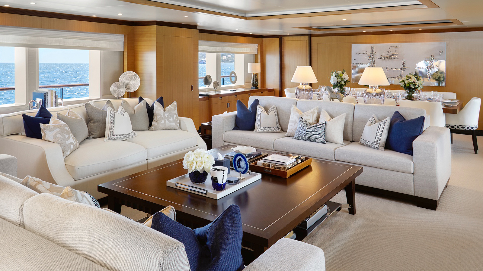Benetti Yacht LA BLANCA Innenausstattung Benetti Yacht LA BLANCA Innenausstattung