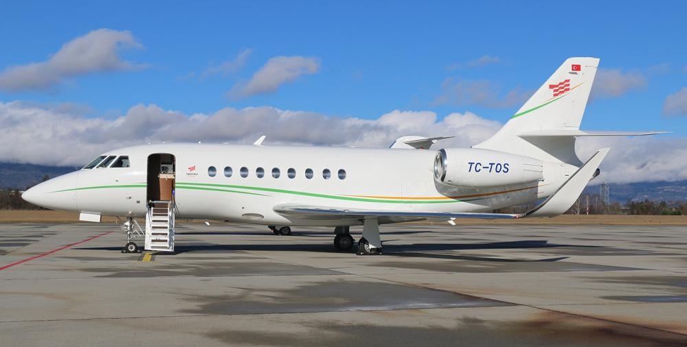 TC-TOS • Dassault Falcon 2000 • Eigentümer Fuat Tosyali TC-TOS • Dassault Falcon 2000 • Eigentümer Fuat Tosyali