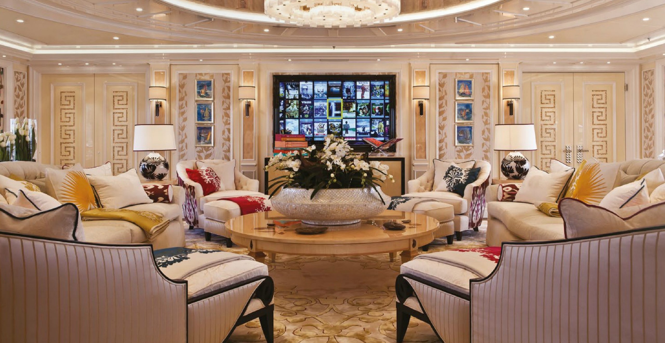 Intérieur du yacht Lurssen EYE