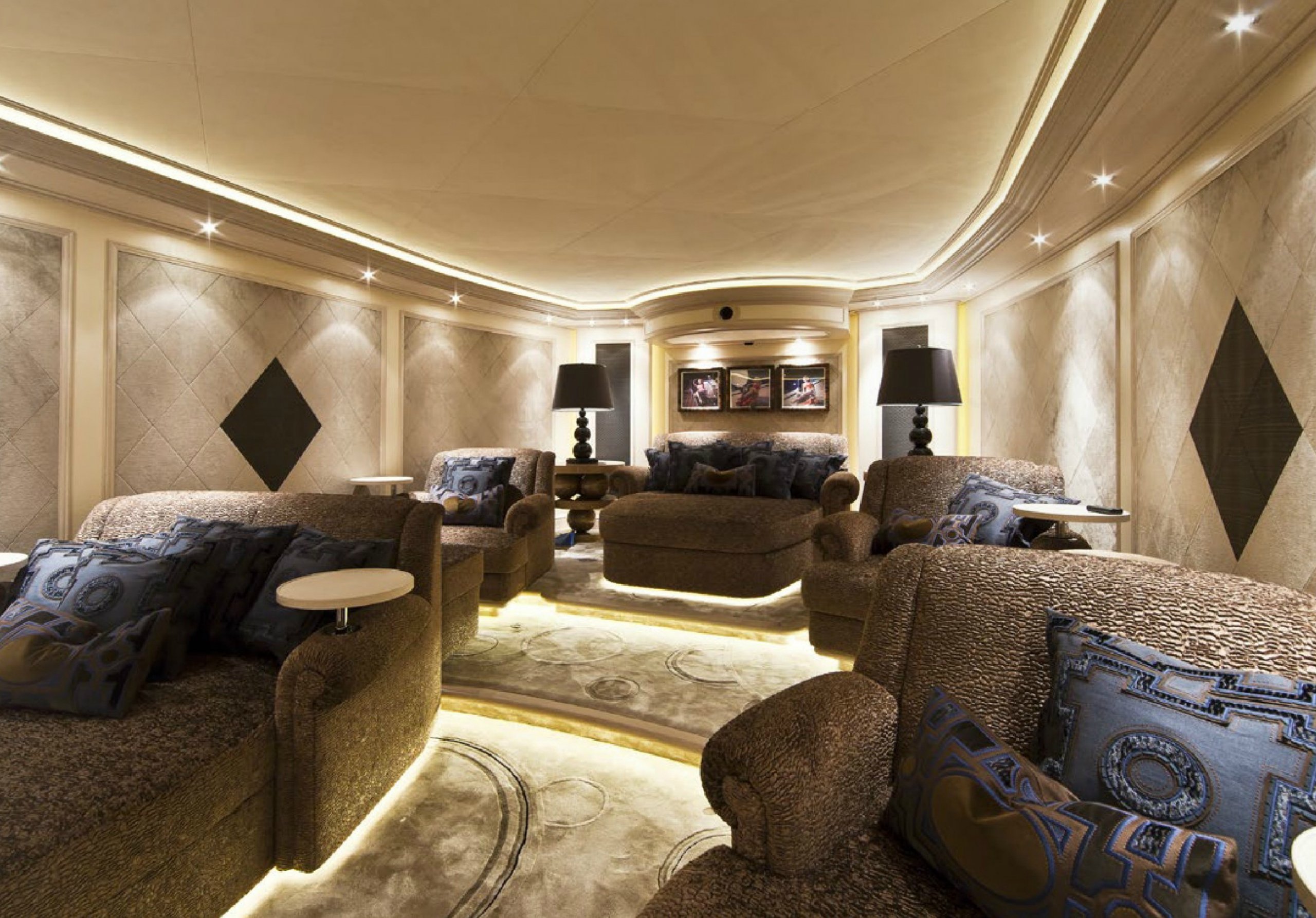 Intérieur du yacht Lurssen EYE