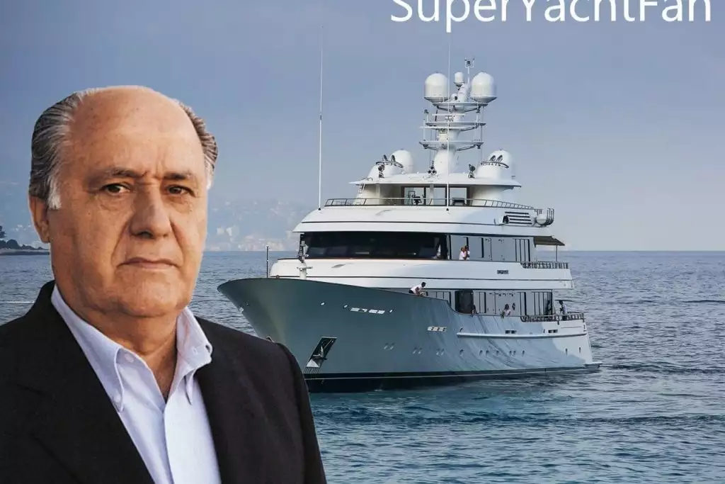 Amanco Ortega Yacht Nieselregen