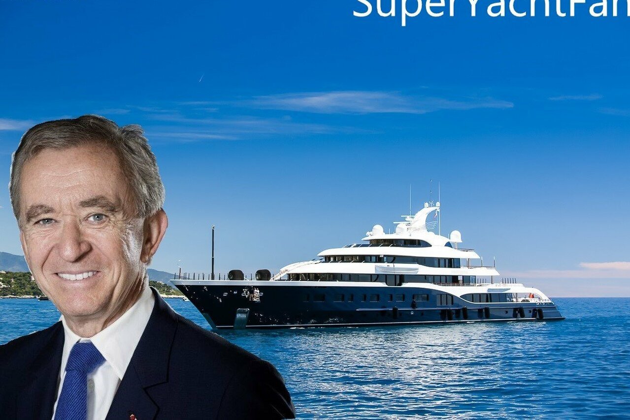 Bernard Arnault Yacht Symphony - el propietario de yates más rico