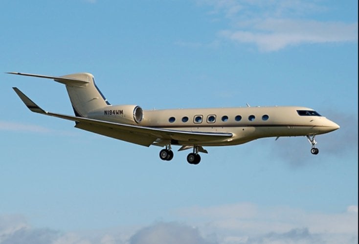 N194WM غلف ستريم G650 - بيل جيتس طائرة خاصة