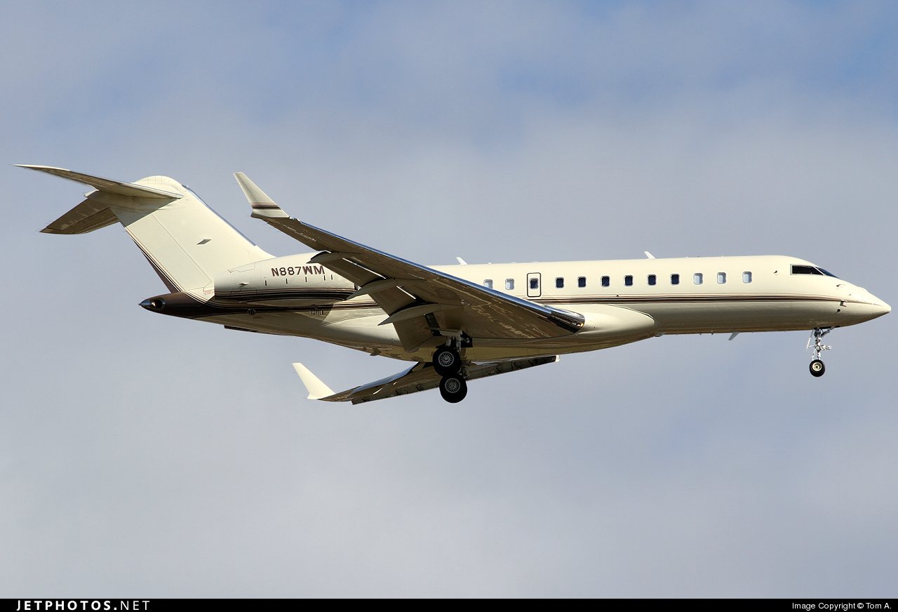 Avión privado de Bill Gates