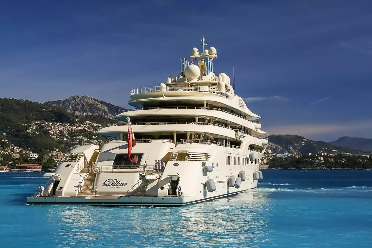 самая большая яхта Dilbar - 2016 - Lurssen - Алишер Усманов