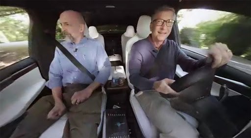 Bill Gates Car Tesla