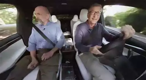 Bill Gates-auto Tesla