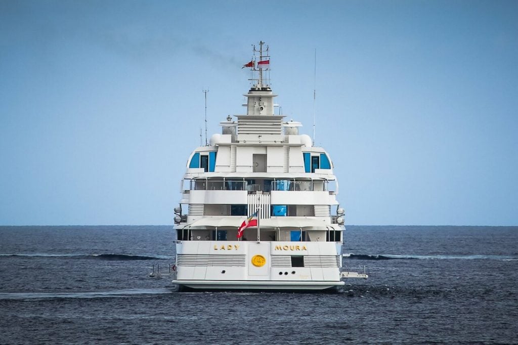 LADY MOURA Yacht • Blohm and Voss • 1990 • Propriétaire Ricardo Salinas Pliego