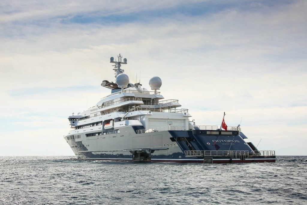 OCTOPUS Yacht • Lurssen • 2003 • Owner Roger Samuelsson • built for Paul Allen 