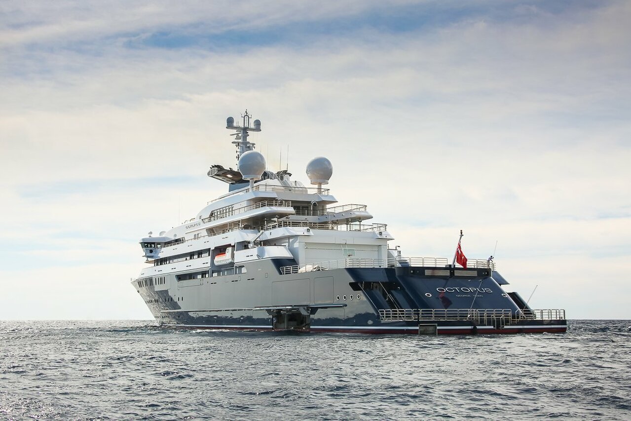 Яхта OCTOPUS • Lurssen • 2003 г. • Владелец Роджер Самуэльссон • Построена для Пола Аллена 