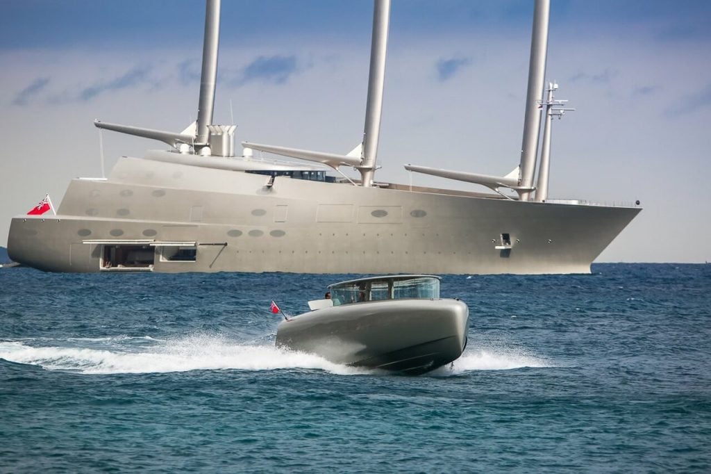 sailing yacht a and motor yacht a