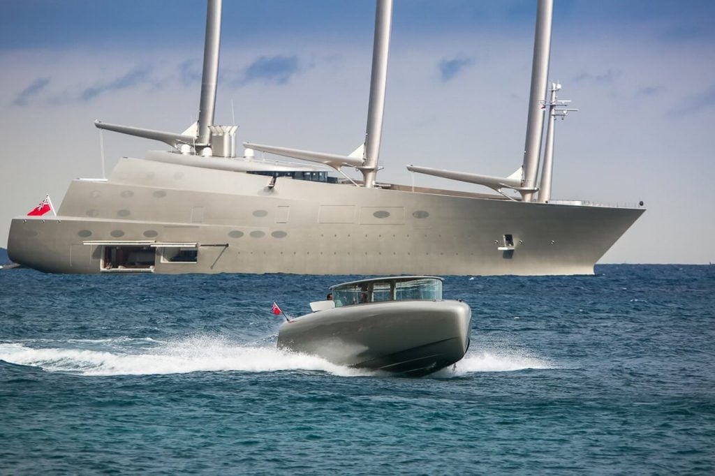 yacht sailing yacht a