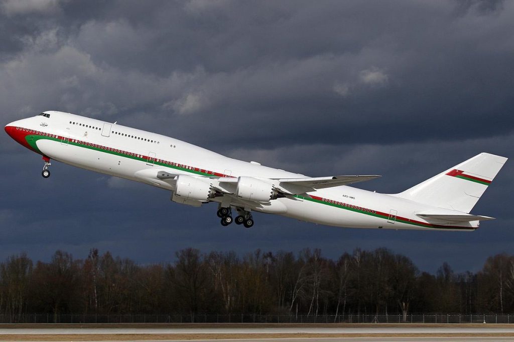 A40-HMS Sultano dell'Oman Boeing 747 BBJ